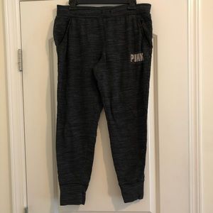 Charcoal Heathered Joggers Victoria Secret PINK
